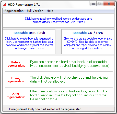 HDDREG(Ӳ���޸�����) V1.71 ��ɫ��