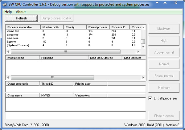 BW CPU Controller(����CPU������) V1.6.1