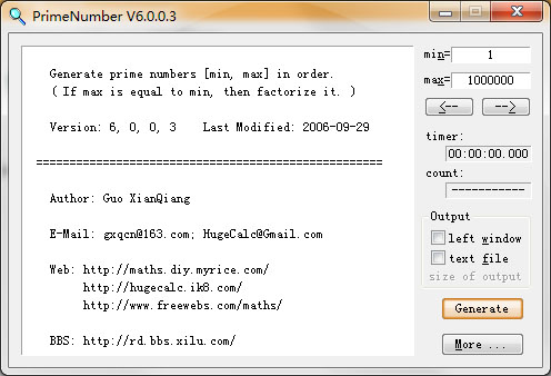 PrimeNumber(����������) V6.0.0.3 ��ɫ��