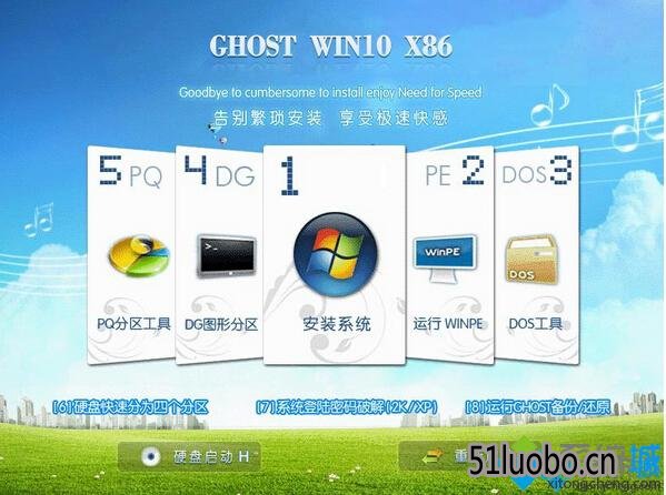 ghost win10 x8632λٷ