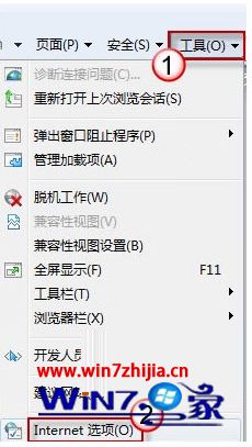 Win7小鱼纯净版清除IE浏览器记录后地址栏仍弹出现历史记录怎么办