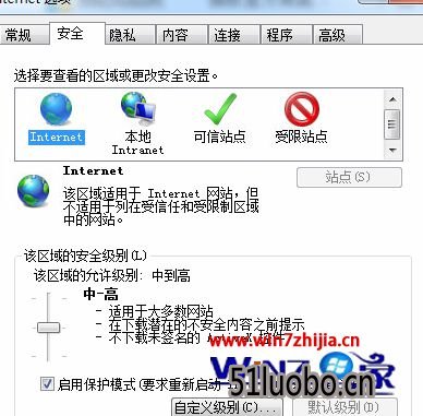 点击安全选项卡