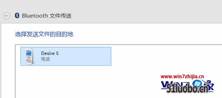 右键“发送到”里面就有了蓝牙选项